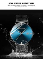 Reloj Deportivo de Lujo Automático Correa de Cuero Resistente al Agua Marca Superior - details 4