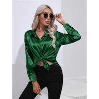 Camisa de satén para mujer, blusa de manga larga, nuevo estilo primavera/verano, ropa de mujer - details 79