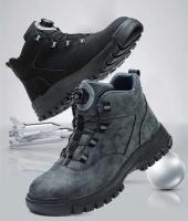 Zapatos de protección deportivos de seguridad para hombre con punta de acero, botas, zapatos de trabajo antipinchazos - details 17