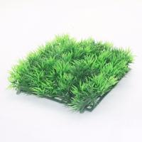 Suministros de acuario para pecera, paisaje de acuario de 4 tamaños, alta simulación de césped de agua, plástico verde ABS - details 2