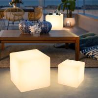 Cordless LED Cube Chair Light With Remote Control, Color Changing, USB Rechargeable Waterproof Cube Floor-Standing Lamp For Home - details 0