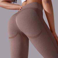 Pantalones Deportivos Sin Costuras para Mujeres Cintura Alta Yoga, Levantamiento de Glúteos, Carreras Ropa de Gimnasio - details 33