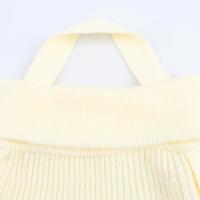 PB & ZA 2025, top con tirantes de punto cómodo con decoración de botones y cuello halter y hombros descubiertos, novedad de verano, ropa para mujer - details 8