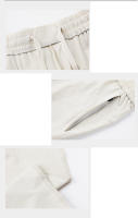 Pantalones de Seda de Hielo Sólido para Hombres Estilo Casual Delgado de Primavera/Otoño - details 6