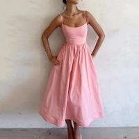 Vestido Largo con cuello Halter para Mujer, Nuevo Vestido de Verano Europeo Y Americano, Estampado de Moda, Fresco - details 6