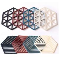 Manteles de Silicona Suaves Diseño Hexagonal para Trivet, Almohadillas Calientes para Platos, Herramienta de Cocina Multifuncional - details 1