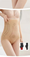 Bragas de Control de barriga sin costuras para mujer, ropa interior moldeadora de vientre plano de cintura alta, adelgazante, br - details 4
