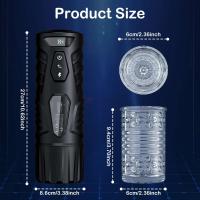 Masturbador masculino automático, 7 modos de empuje giratorio, taza Mastubator, juguete sexual telescópico eléctrico, Coño de bolsillo para hombres, juguetes para adultos - details 6