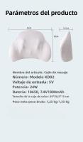 Masajeador lumbar Espalda Coche Cuello Compresa caliente Almohada de masaje lumbar Hombro Cuello Masajeador cervical - details 0