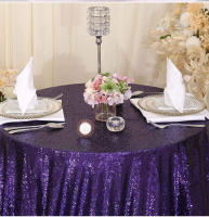Mantel de Mesa de Lentejuelas Redondo de 120cm Ideal para Bodas, Cumpleaños, Navidad, Exteriores - details 8