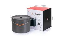 Naturehike-Olla de Camping de aleación de aluminio de 10l, olla colgante de gran capacidad, utensilios de cocina para exteriores - details 6