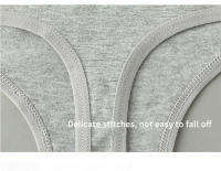 Ropa Interior de Algodón para Mujer, Tangas Sexys de Cintura Baja sin Costuras, Ropa Interior Deportiva, Bikini, paquete de 3 piezas - details 14