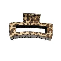 Pinza para el cabello con estampado de leopardo, regalos para ella, accesorios para el cabello informales y versátiles para mujer, tocados minimalistas adecuados para cabello grueso, accesorios para el cabello de moda para fiestas, decoración de ropa diar - details 2