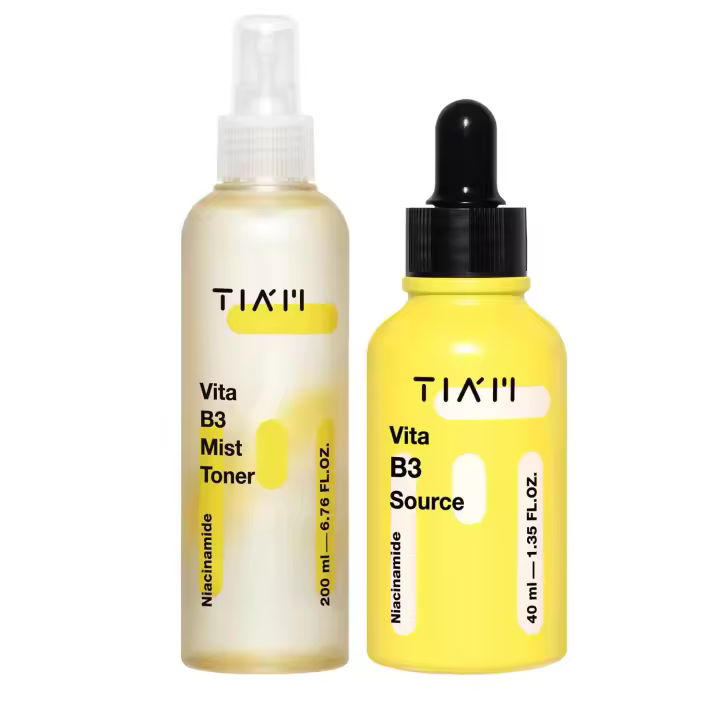 TIAM Duo: Mist Toner & Vita B3 Source, set coreano para el cuidado de la piel - 1