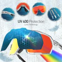 Kapvoe-gafas de sol polarizadas para hombre y mujer, lentes deportivas a la moda para ciclismo de montaña, UV400 - details 9