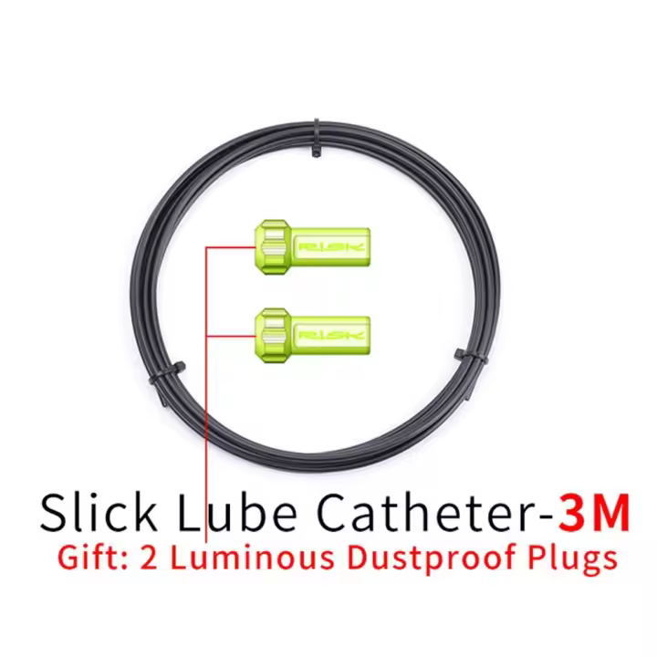 Accesorios Cable de cambio de 4mm/5mm, tapa luminosa de Cable de cambio de freno de bicicleta, tapa de extremo de punta de engrase, tapón a prueba de polvo, cubierta antipolvo de freno - 1
