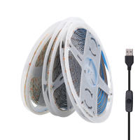 Tira de luces LED con interruptor, cinta de luz impermeable Flexible, 5V, USB, SMD2835, 60Led/m, para iluminación de dormitorio y retroiluminación de TV - details 1