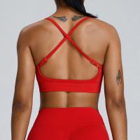 Sujetadores deportivos sin espalda cruzados con top de yoga para mujer - details 8