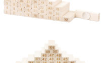 Juego de Mesa de 54 Piezas Jenga para Familias, Juguete Interactivo y Educativo para Niños, Ideal para Reuniones y Diversión - details 14