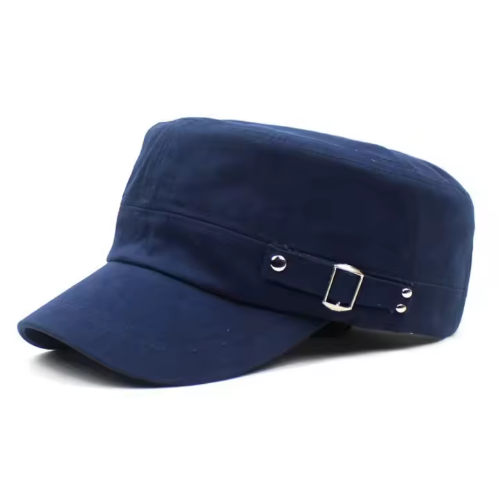 Para Unisex Retro Color puro sombrero para personas mayores sombrero de abuelo algodón protector solar sombrero deportivo gorra plana gorra de mujer gorra de hombre - 1