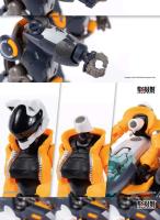 Modelo de Motocicleta Autónica a Escala 1/12 Figuras de Acción de Caballero y Horseman - details 26