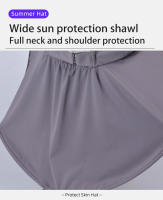 Gorra de Sol con Protección UV 100% para Mujer Sombrero de Verano con Tirantes Grandes - details 9