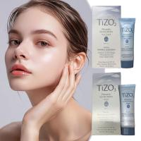 Tizo3 protector solar aislamiento físico puro crema sin rostro SPF40 Control de aceite protección solar de larga duración impermeable y a prueba de sudor - details 2