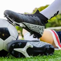 Gran oferta de zapatos de fútbol para hombre, tacos deportivos de césped de gran tamaño con forro de cuero genuino para todas las estaciones, para verano, invierno, primavera y otoño - details 7
