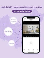 Minicámara inteligente de seguridad para el hogar, cámara web de 1080P con WiFi, visión nocturna, detección de movimiento, Monitor de videovigilancia secreta - details 4