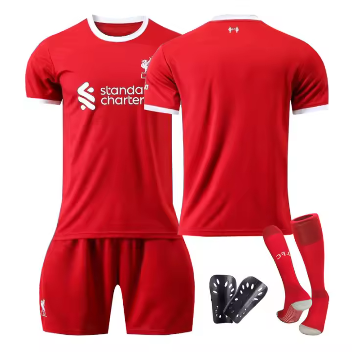 Uniforme deportivo de fútbol para niños y adultos, conjunto de entrenamiento para niños, camiseta del Barcelona 2324, compra en grupo para hombres y mujeres - 1