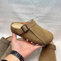 Zapatos Plataforma Retro Mujer 2025 Nueva Primavera Casual Versátil Lazy Nubuck Bolsa Cabeza Media Zapatilla - details 17