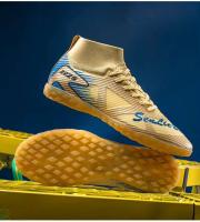 Los zapatos de fútbol avanzados para hombres se pueden hacer de materiales transpirables, diseñados para deportes de verano con plantillas de TPU para un buen agarre y - details 11