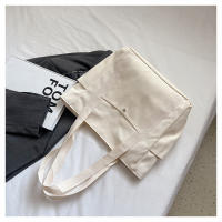 Bolso de mujer de lona de gran capacidad bolso de mano bolso de hombro estudiante universitario bolso versátil bolso de viaje multibolsillo - details 24