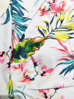 Bikini estampado nuevo para mujer, traje de baño dividido adelgazante conservador con protector solar de manga larga - details 4