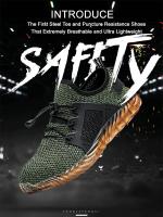 Zapatillas de Trabajo para Hombres Botas de Seguridad de Acero con Punta Respirables para el Verano - details 1