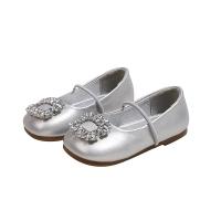 Zapatos de cuero para niños, bailarinas con hebilla de diamantes de imitación para niñas, primavera y otoño, zapatos de fiesta informales a la moda de princesa para niños - details 11