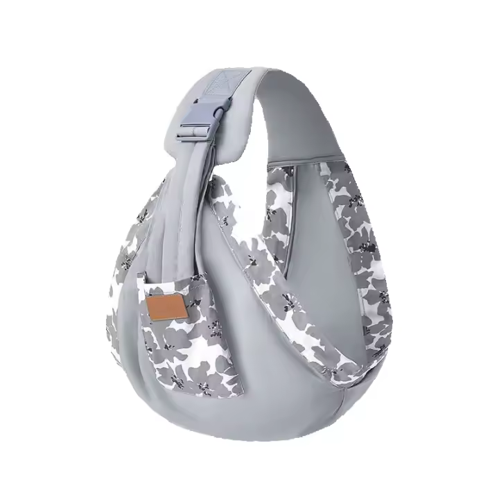 Portabebés recién nacido, Portabebés multifuncional 9 en 1 con almohadilla lumbar, Portabebés manos libres, Portabebés elástico ergonómico, Portabebés Crossbody - 1