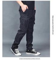 Pantalones de algodón para hombre al aire libre, pantalones Cargo gruesos y cálidos con forro, pantalones casuales para personas mayores, pantalones de invierno holgados - details 10