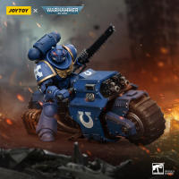 JOYTOY 1/18 figura de acción 40K Ultramarines Outriders y Brother Catonus versión reeditada modelo militar de Anime - details 13