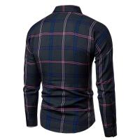 Camisas de manga larga para hombre Camisa casual ajustada para hombre - details 12