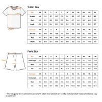 Conjunto Casual de Verano para Hombres Camiseta y Pantalones Cortos de Tenis, Traje Transpirable, Ropa para Correr de Secado Rápido, Tallas Grandes XXS-6XL, 2 Uds - details 0