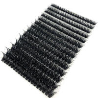 Pestañas Postizas Segregadas Tejidas DIY 40D 60D 80D Y 100D Gruesas Y Rápidas Extensión De Pestañas Material De Algodón Plástico - details 28