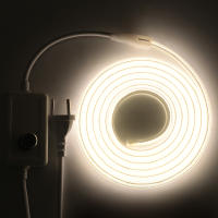 Cinta LED COB 220V con Enchufe de Dimmer 360 Leds/m Regulable Impermeable Iluminación Lineal 3000K 4000K 6000K Marca XUNATA Hecha en China - details 8