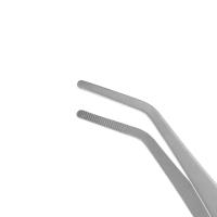 Pinzas chapadas de acero inoxidable para Chef, pinzas para comida, barbacoa, para servir pasteles y postres, herramienta de cocina - details 6