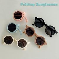Gafas de sol plegables para niños y niñas, gafas de sol redondas para Street Beat, gafas bonitas para bebés - details 1