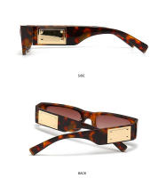 Toyear-gafas de sol rectangulares para hombre y mujer, lentes de sol de marca de lujo, montura pequeña, clásicas, estilo Punk, Vintage, cuadradas - details 9