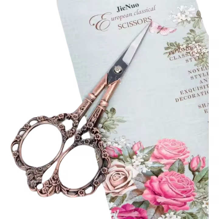 Decoración de Tijeras Retro de Acero Inoxidable Herramientas de Manicura de Salón de Belleza para Pedicura y Cuidado de Uñas - 1
