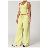 Pantalones rectos para mujer, pantalones de Yoga de cintura alta, entrenamiento para correr, mallas acampanadas, pantalones de Yoga para deportes al aire libre, pantalones atléticos - details 21