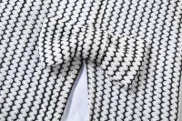 Vestido de rayas de cadera delgada de hombro recto con cinturón halter para mujer, nueva línea - details 16