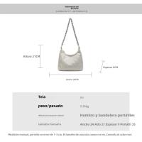 Nueva Textura Rombo Cadena Textura Bolsa Nueva Marea De Las Mujeres De Moda Crossbody Bolsa Ligera De Lujo Bolsa De Hombro - details 0